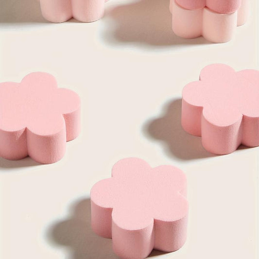 10pcs Flower Makeup Sponge Set Portable Powder Puff for Women