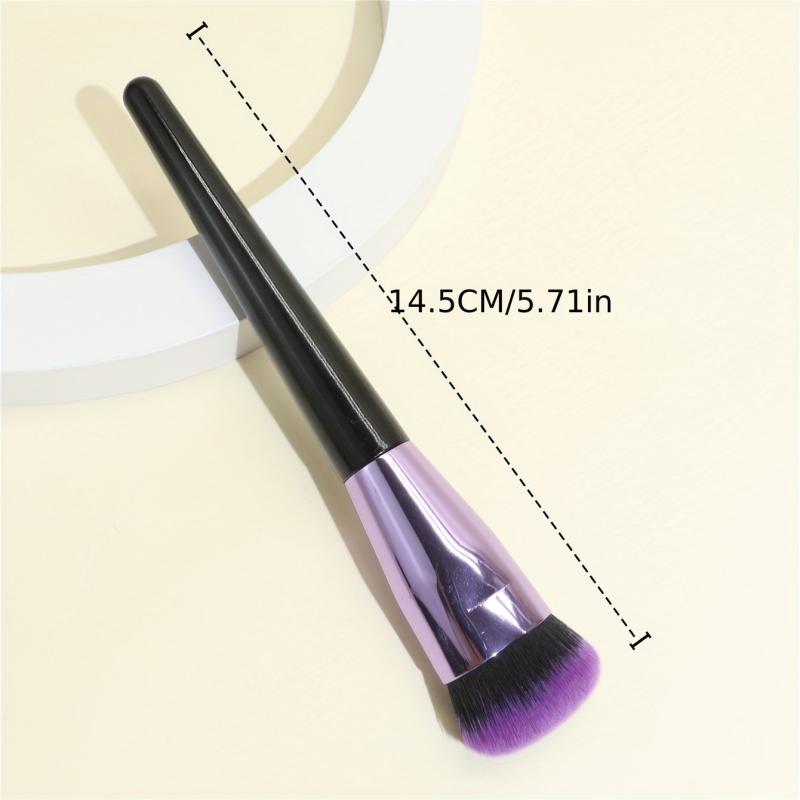 Purple Hair Foundation Brush for Flawless Coverage