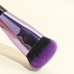Purple Hair Foundation Brush for Flawless Coverage