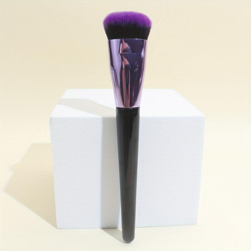 Purple Hair Foundation Brush for Flawless Coverage