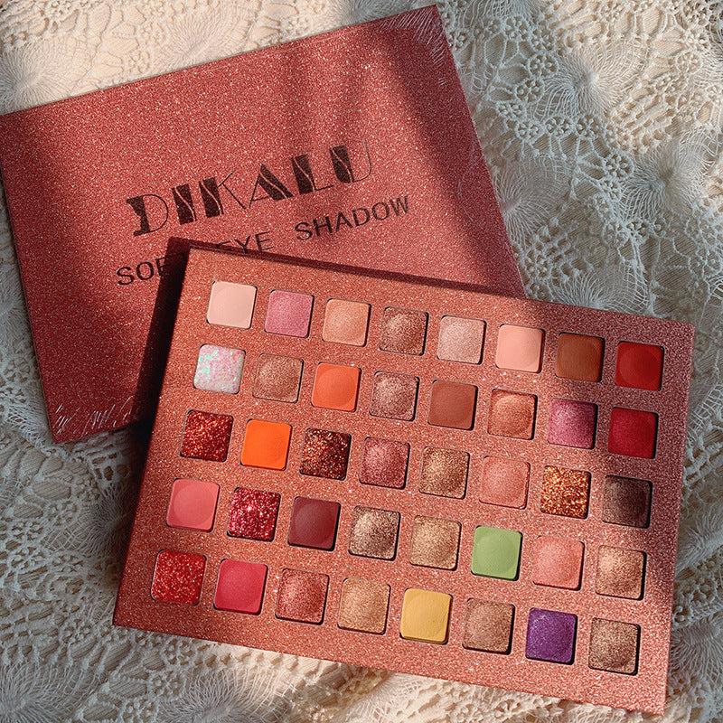 40-Color Eyeshadow Palette Matte Shimmer Waterproof Texture
