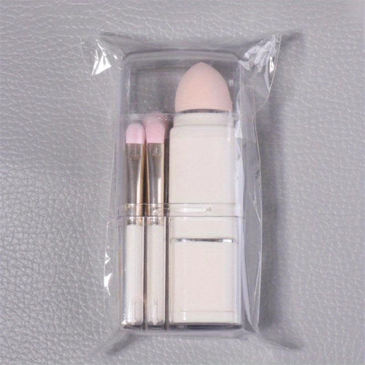 8pcs Portable Makeup Brush Set - Powder Eyeshadow Concealer Blush Lip Brushes