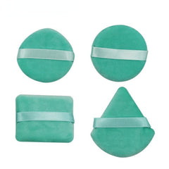 4pcs Cotton Makeup Sponge Puff Dry Wet Dual Use