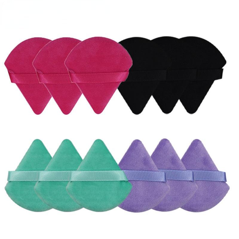 4pcs Cotton Makeup Sponge Puff Dry Wet Dual Use