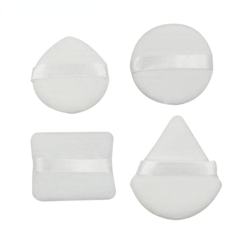 4pcs Cotton Makeup Sponge Puff Dry Wet Dual Use