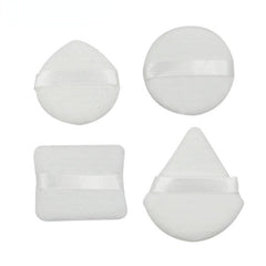 4pcs Cotton Makeup Sponge Puff Dry Wet Dual Use