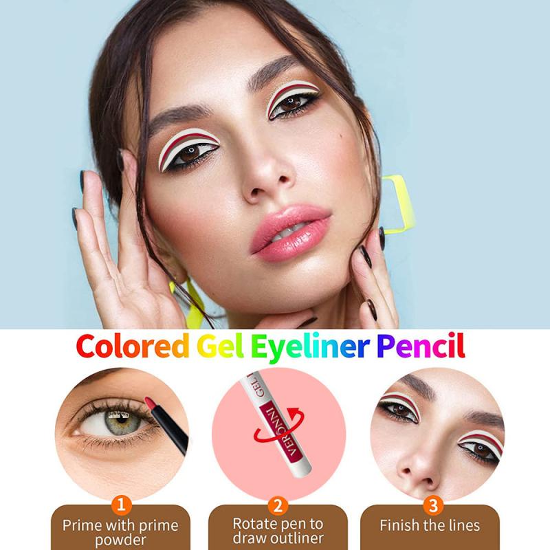 Long-Lasting Eyeliner Gel Pen with Soft Matte & Pearly Finish
