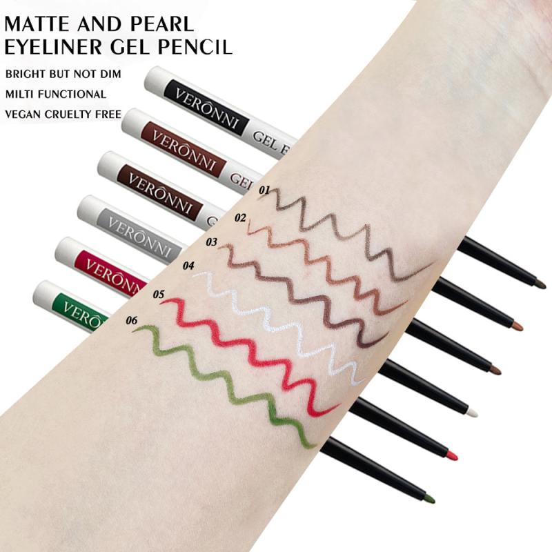Long-Lasting Eyeliner Gel Pen with Soft Matte & Pearly Finish