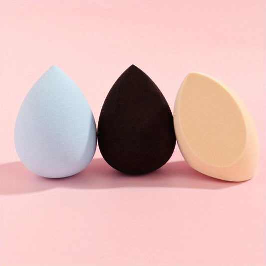 3 Pack Beauty Eggs Gourd Water Drops Makeup Sponge Makeup Eggs Stereo Puff