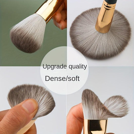 14pcs Makeup Brushes Set Soft Fluffy Synthetic Hair For Foundation Eyeshadow