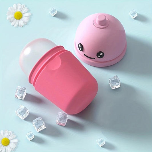 Silicone Ice Cube Tray and Facial Massager for Skin Care