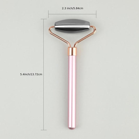 Skin Care Roller Non slip Handle Facial Beauty Roller Gua Sha Massage Tool