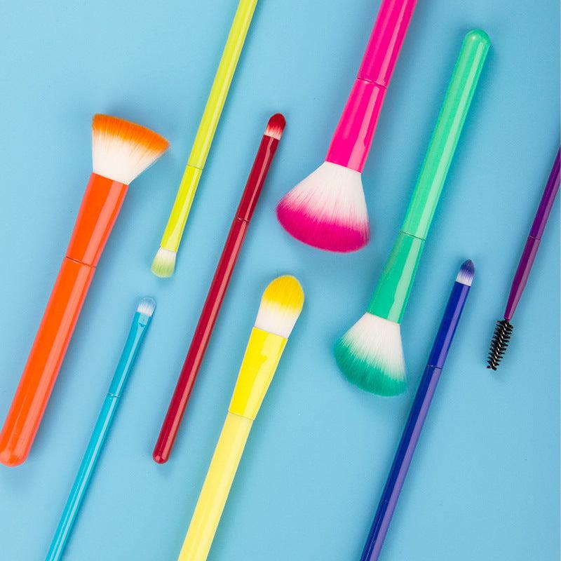 Macaron Makeup Brush Colorful Soft Hair Loose Powder Eyeshadow Eyebrow Brush