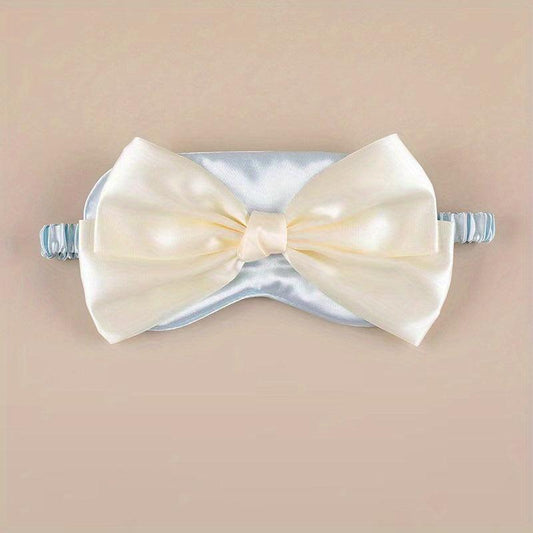 Bow Decor Eye Cover Cartoon Comfortable Eye Mask For Sleeping