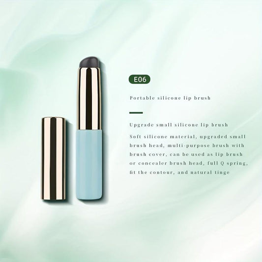 2pcs Silicone Lipstick Brush For Concealer Lips Portable Finger Type Lip Brush
