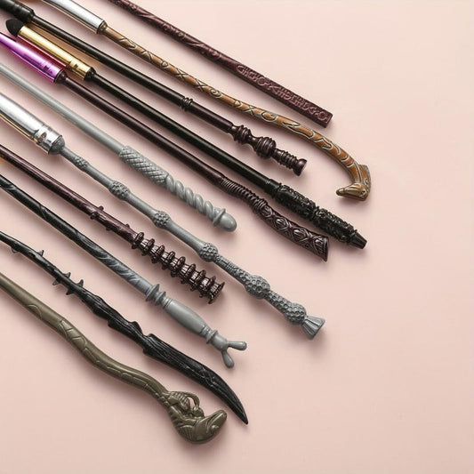 11PCS Wizard Wand Makeup Brushes Set Halloween Party Gift For Women