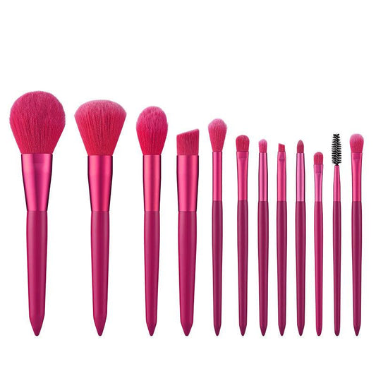 12 Candy Makeup Brush Set Professional Cosmetic Makeup Blush