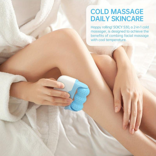 Ice Face Roller 2 in 1 - Skin Care Tools for Puffy Eyes & Muscle Sore