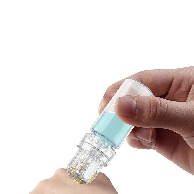 Hydra 64Pin 0.25mm Micro Needle Derma Roller Bottle Serum Injection