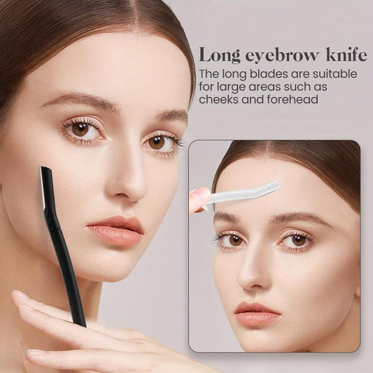 4pcs Eyebrow Razor Women Facial Hair Removal & Dermaplaning Tool