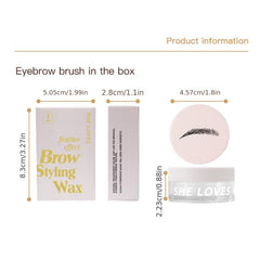 Eyebrow Styling Soap Brown Eyebrow Wax Waterproof Makeup