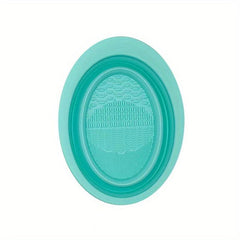 Silicone Makeup Brush Scrubber Cleaning Mat with Bowl