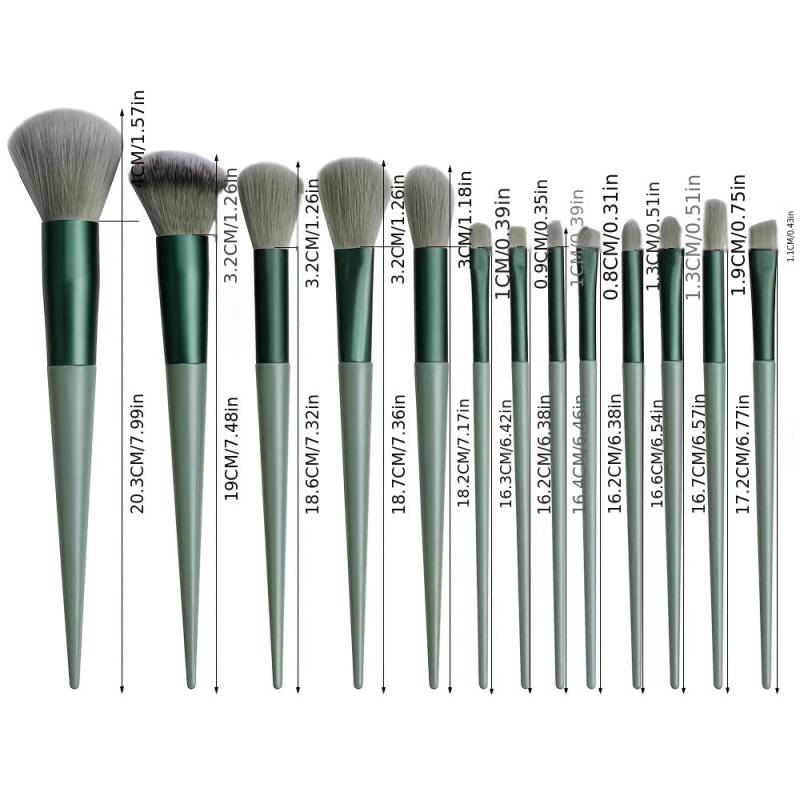 22pcs Makeup Tool Set Brushes Sponges Lip Brushes Cleaning Silicone