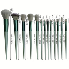 22pcs Makeup Tool Set Brushes Sponges Lip Brushes Cleaning Silicone