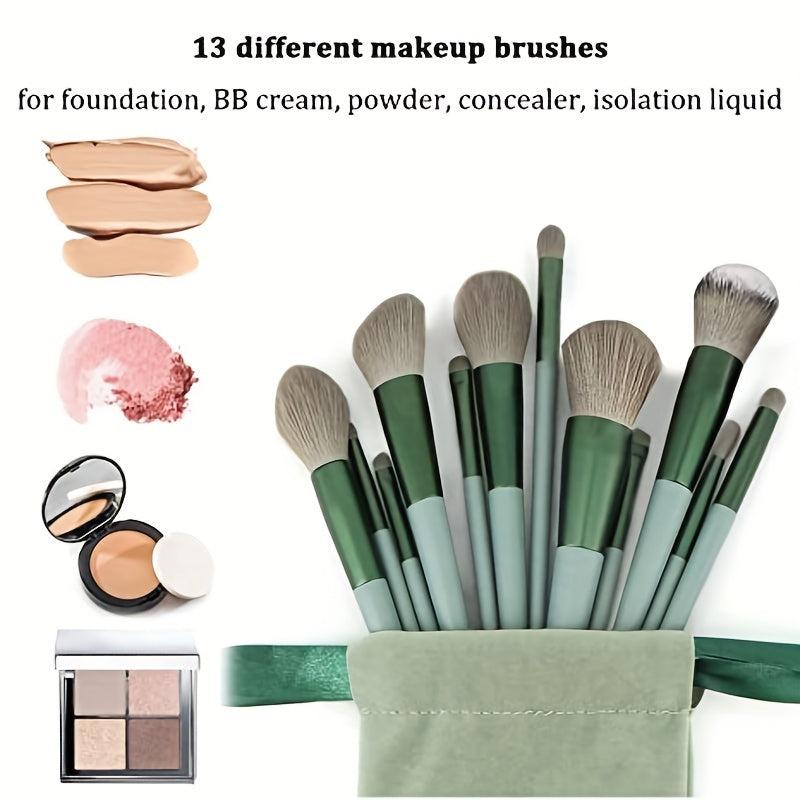 22pcs Makeup Tool Set Brushes Sponges Lip Brushes Cleaning Silicone