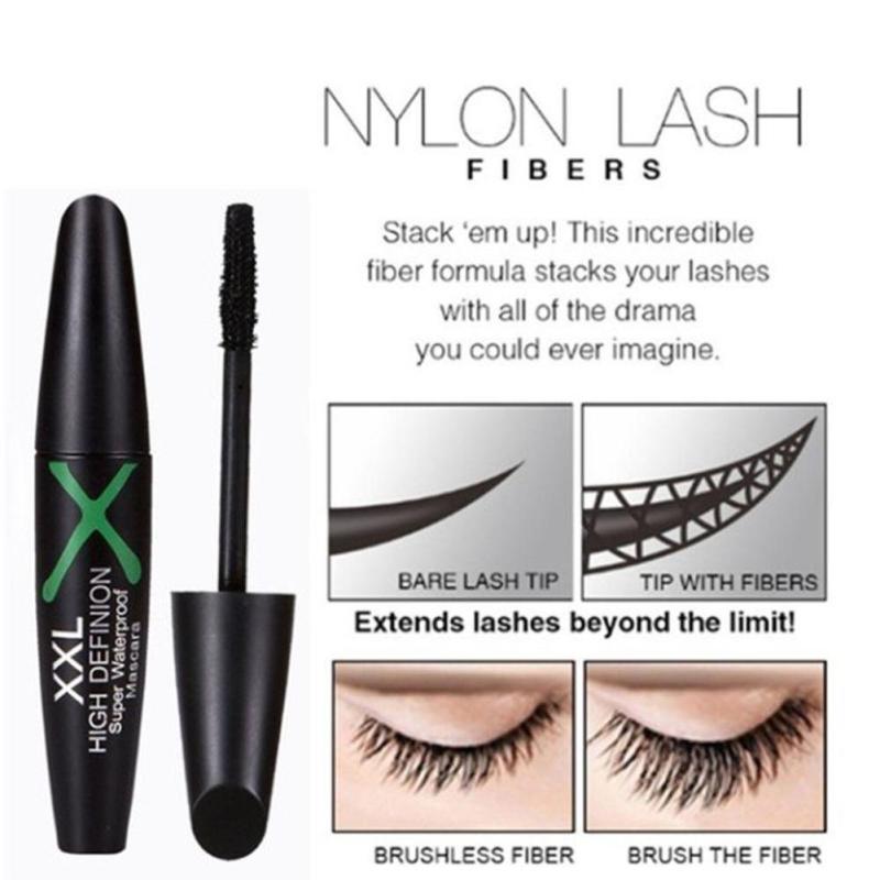 Waterproof 4D Silk Fiber Mascara Long Lasting No Blooming Eyelashes