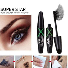 Waterproof 4D Silk Fiber Mascara Long Lasting No Blooming Eyelashes