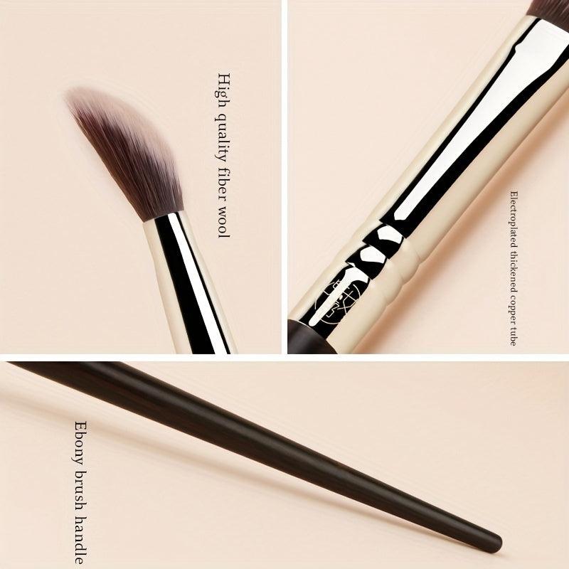 Precision Angled Concealer Brush for Flawless Coverage of Dark Circles