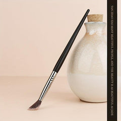 Precision Angled Concealer Brush for Flawless Coverage of Dark Circles