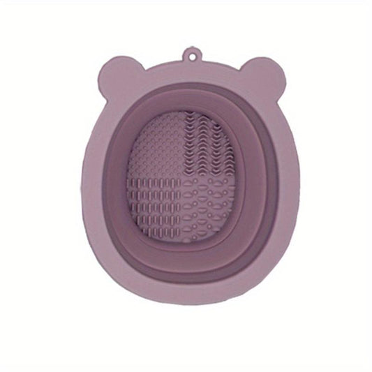 Silicone Makeup Brush Cleaning Bowl Dry Cleaning Box