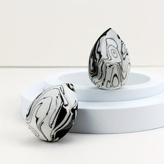 Marbled Makeup Sponges Set - 2pcs Bicolor Beauty Sponge
