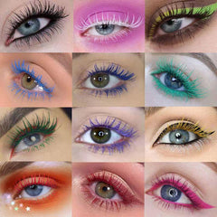 Colorful Mascara for Thick Eyelashes - Festival and Special Occasions