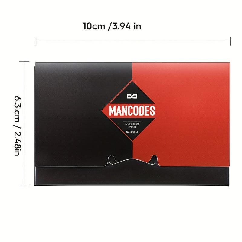 MANCODES Bamboo Charcoal Absorbing Paper 80pcs