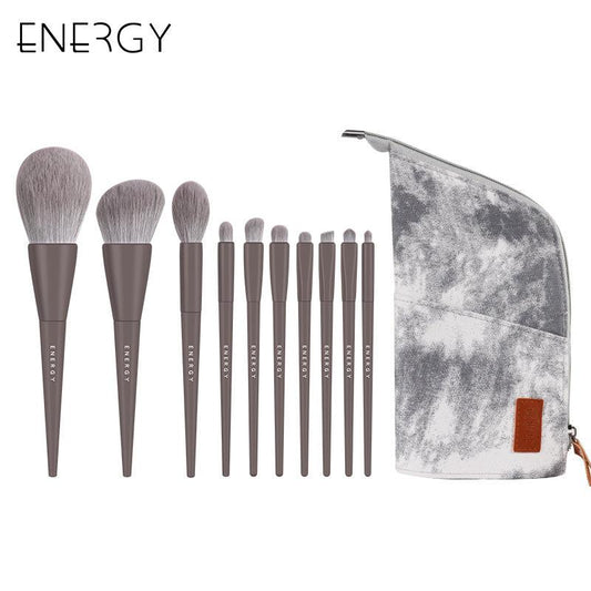 ENERGY Makeup Brushes Synthetic Hair Foundation Powder Eye S