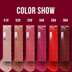 6 Colors Lip Gloss Lip Glaze Liquid Lipstick Set