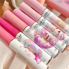 6-Pcs Lip Glaze Set Jelly Lip Long Lasting Sweet Gloss