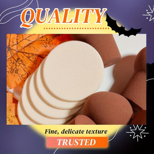 10 Pcs Mushroom Makeup Sponge Air Cushion Puff Set
