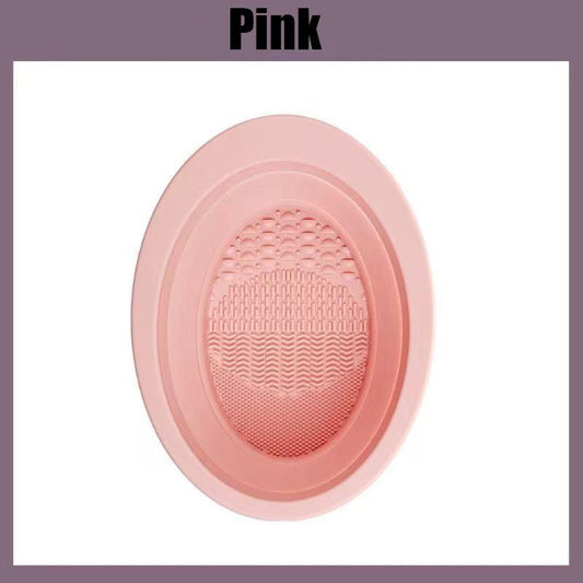 Makeup Brush Cleaning Pad Silicone Cosmetic Puff Cleaning