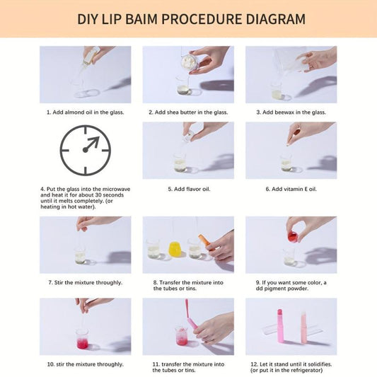 Complete DIY Lipstick Kit for Long Lasting Lips