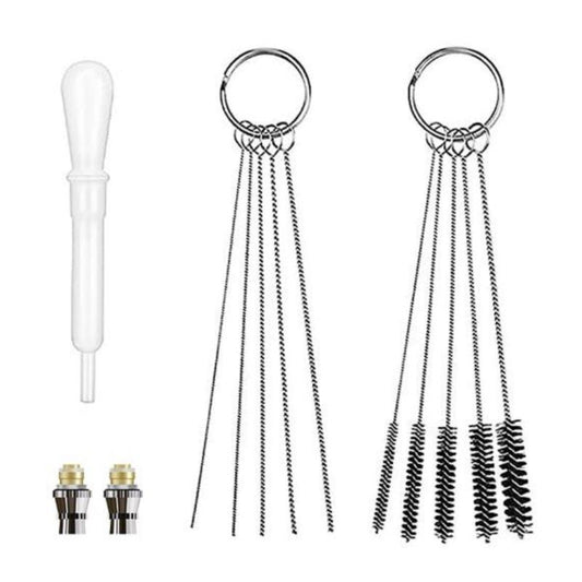 0.4mm Pink Mini Air Compressor Kit Air Brush Paint Spray Gun Airbrush