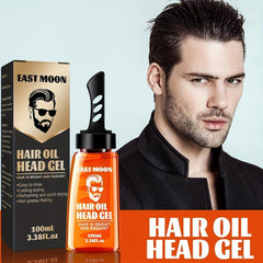 Men's 2 in 1 Hair Cream with Comb Styling Gel and Wax