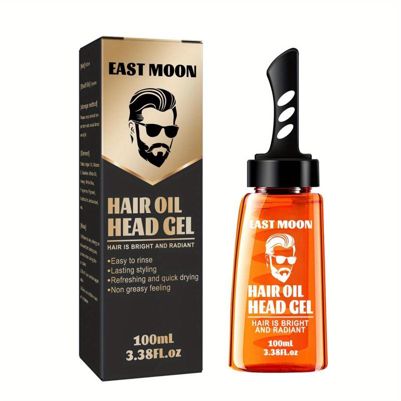 Men's 2 in 1 Hair Cream with Comb Styling Gel and Wax