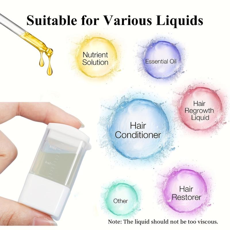Scalp Applicator Comb Liquid Guide Applicator Bottle for Hair & Scalp Care