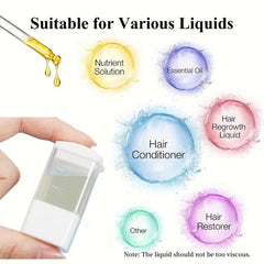 Scalp Applicator Comb Liquid Guide Applicator Bottle for Hair & Scalp Care