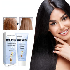 Keratin Hair Straightening Cream Moisturizing Hair Mask