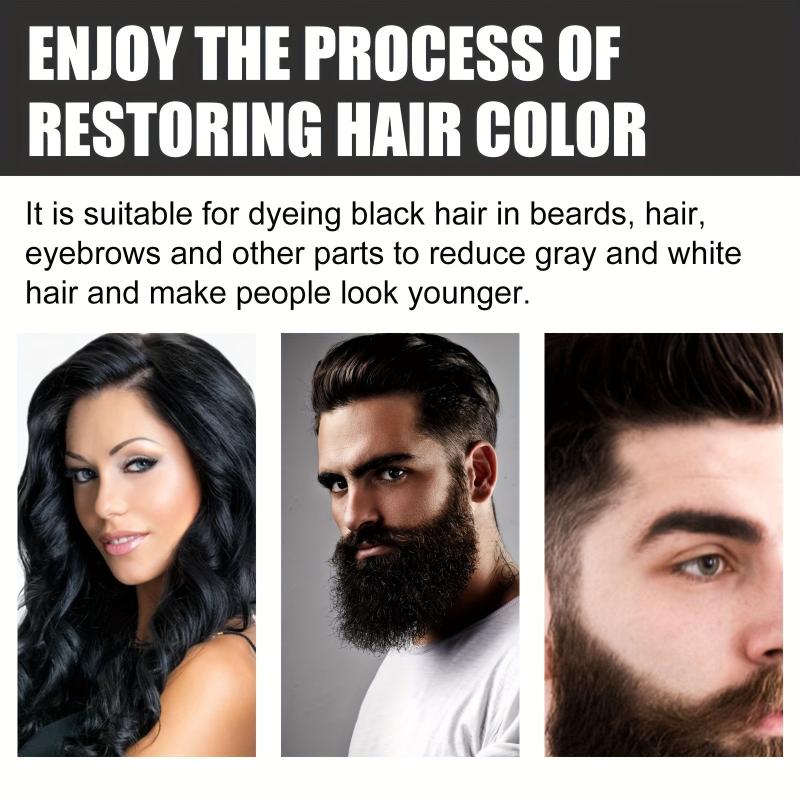 Gray Hair Darken Shampoo Bar Hair Cleaning Care Soap